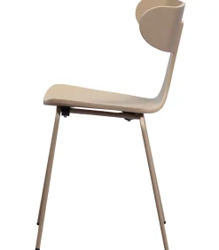 Form Eetkamerstoelen - Hout/Metaal - Zand - Set van 6