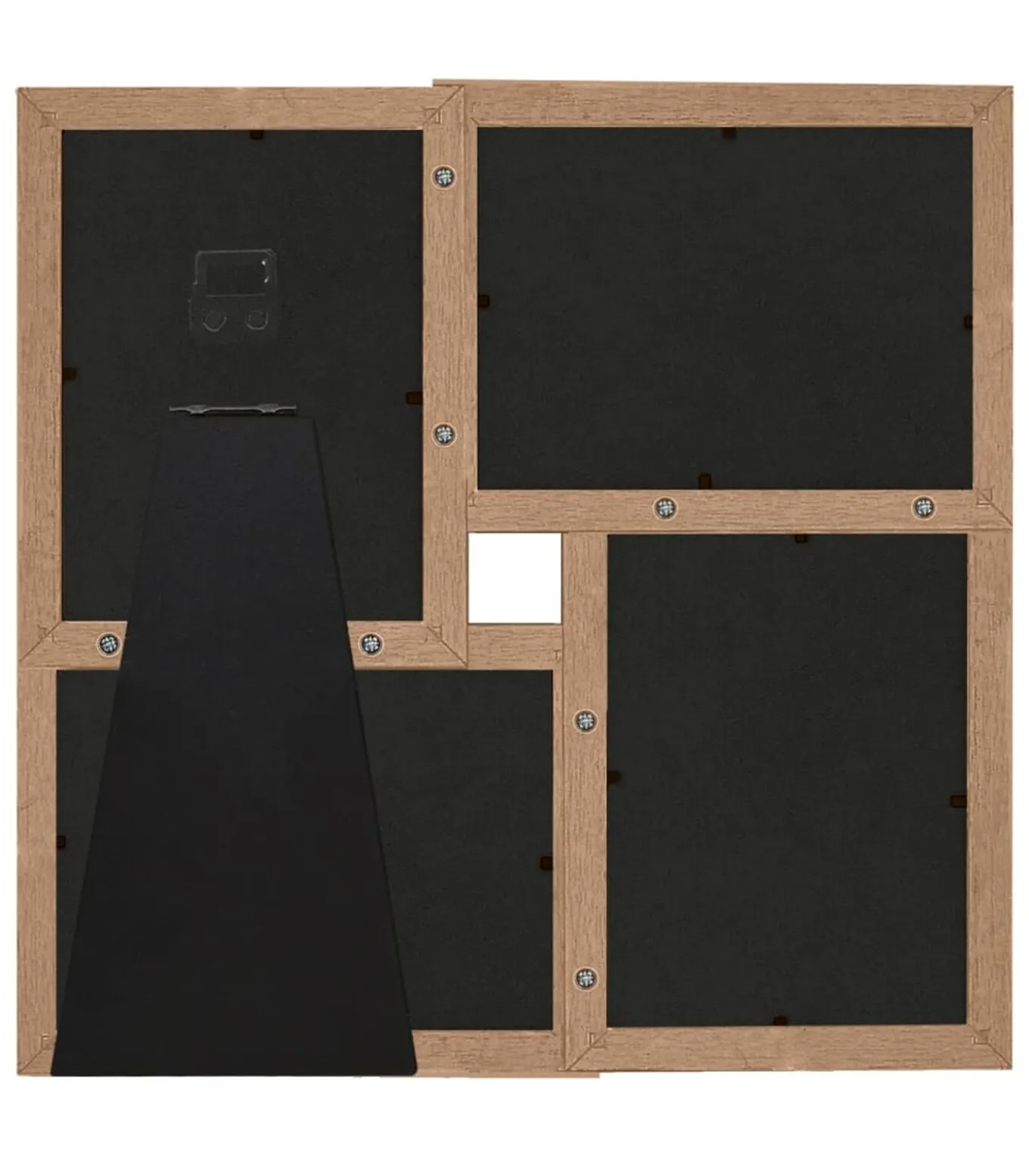 Fotolijst voor 4x(10x15 cm) foto MDF lichtbruin