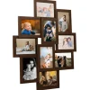 Fotolijst voor 10x(10x15 cm) foto MDF donkerbruin