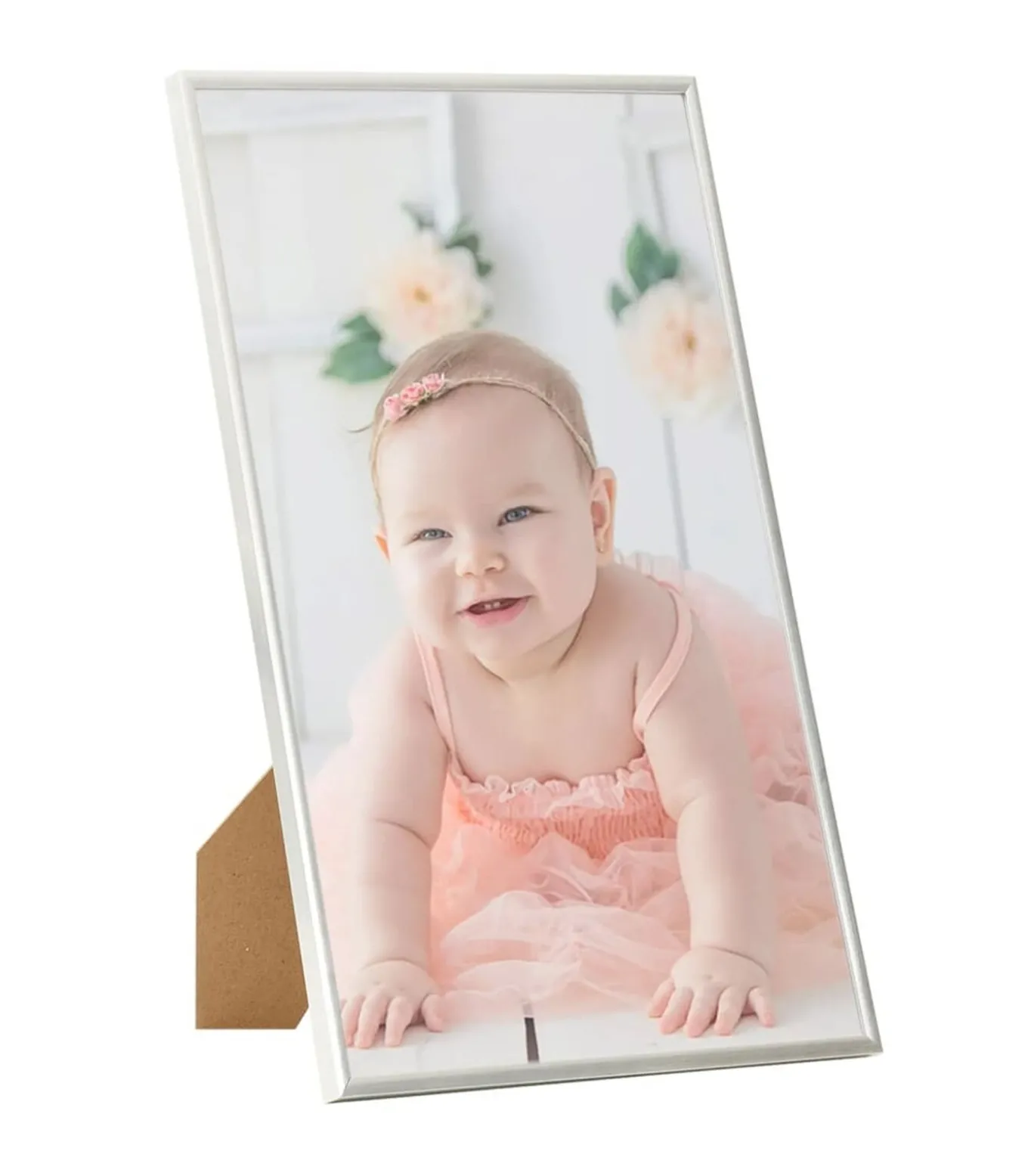 Fotolijsten 3 st voor tafel 13x18cm MDF zilverkleurig