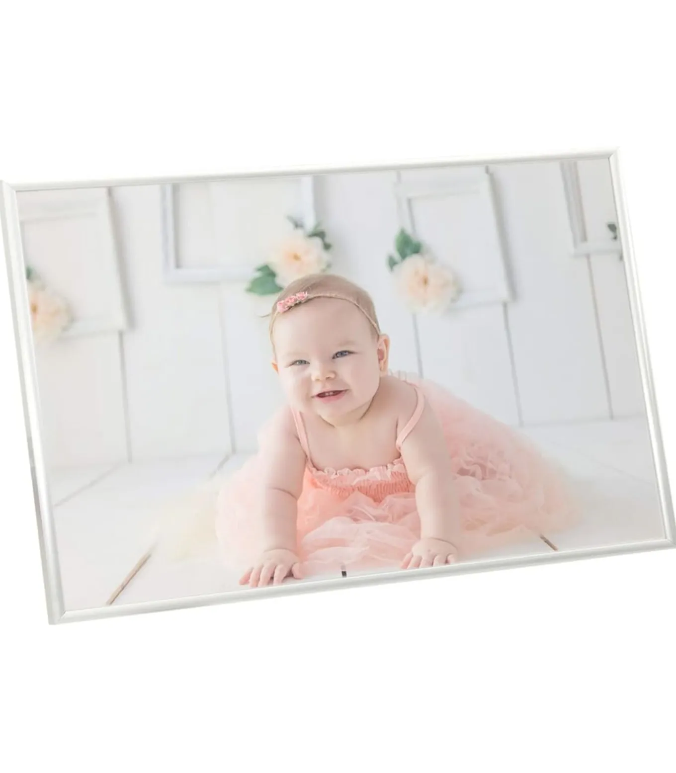 Fotolijsten 3 st voor tafel 13x18cm MDF zilverkleurig