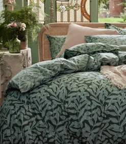 Gaïa - Bedlinnenset Dekbedovertrek + rechthoekige kussensloop in katoen