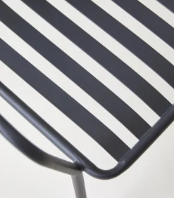 Gaby - Zwarte metalen fauteuil