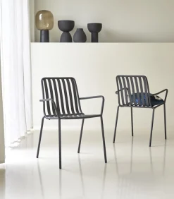 Gaby - Zwarte metalen fauteuil