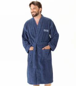 Geborduurde badjas met kimonokraag 100% katoen, Paris Saint Germain PARISIAN