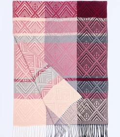 Gebreide rechthoekige sjaal BELLY