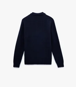 Gebreide trui met polo-hals