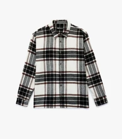 Geruite Flanellen Overhemd Lange Mouwen