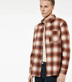 Geruite Flanellen Overhemd Lange Mouwen