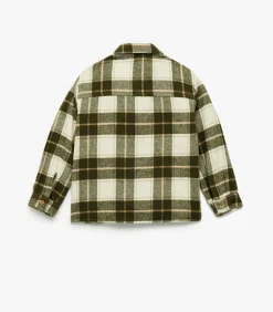 Geruite jongensblouse met zakdetail