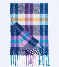 Geruite rechthoekige sjaal TIVA