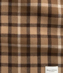 Geruite wollen sjaal