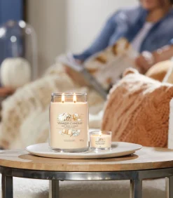 Geurkaars Soft Wool & Amber Signature Large Jar