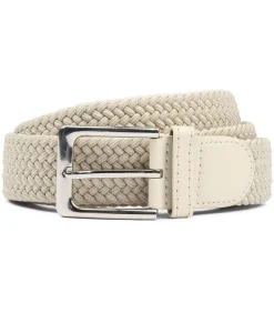 Gevlochten Riem Beige