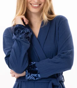 Gewatteerde katoenen badjas PILLOW 860