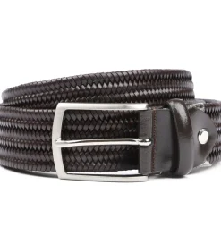 Geweven Riem Donkerbruin