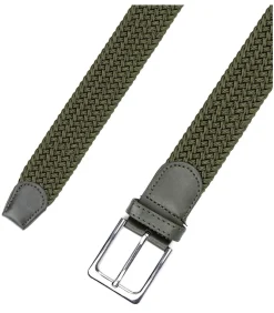 Geweven Riem Legergroen