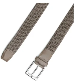 Geweven Riem Taupe Khaki
