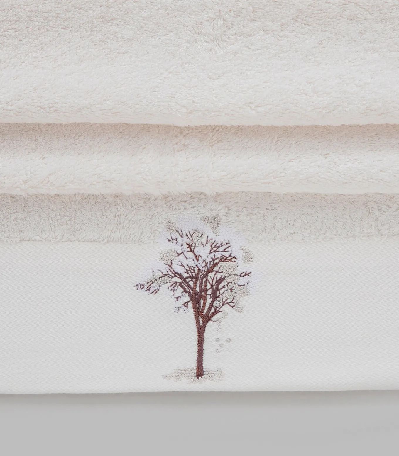 Gezichtshanddoek Branca 50x90 cm Ecru