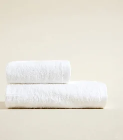 Gezichtshanddoek Solid 50x90 cm Wit