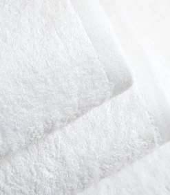 Gezichtshanddoek Solid 50x90 cm Wit