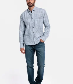 Giordano Brando Flanel Overhemd – Navy