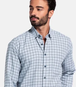 Giordano Brando Flanel Overhemd – Navy