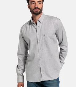 Giordano Brando Flanel Overhemd – Grijs