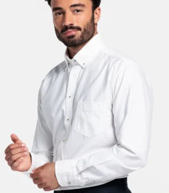 Giordano Brando Oxfod Overhemd – Wit