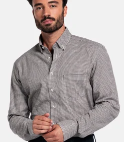 Giordano Ivy Overhemd – Donkerbruin