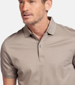 Giordano Lino Liquid Cotton Polo – Beige