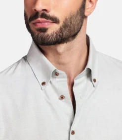 Giordano Loretto Modern Fit Overhemd – Pastelgroen