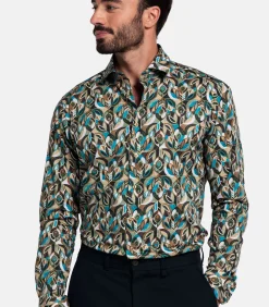 Giordano Maggiore Overhemd - Groen