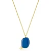 Gouden ketting Miró Jewelry blauw