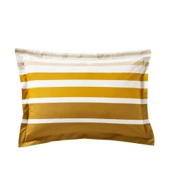 GRAND LARGE Ocre - Kussensloop Perkaal katoen