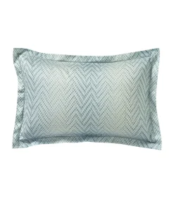 GRAVITY Bleu Céleste - Kussensloop Satijn Katoen