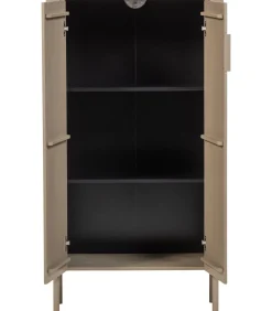 Gunnar 2-Deurs Kast - Grenen - Mud -135x85x39