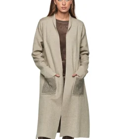 Halflange jas met glanzende zakken PC1 STYLE ADD