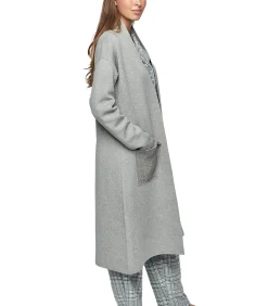 Halflange jas met glanzende zakken PC1 STYLE ADD