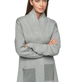 Halflange jas met glanzende zakken PC1 STYLE ADD