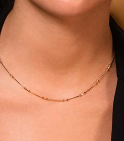 Halsketting "Oria" Zilver 925 / 1000 en verguld