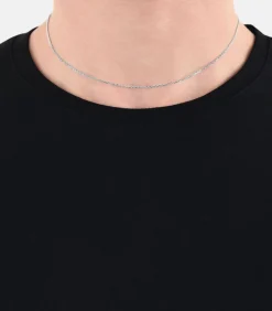 halsketting voor mannen en vrouwen, unisex, 925 Sterling zilver