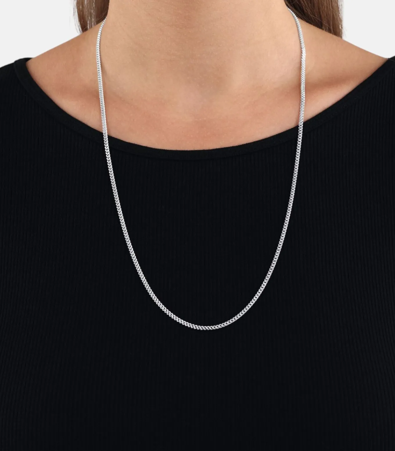 halsketting voor mannen en vrouwen, unisex, 925 Sterling zilver