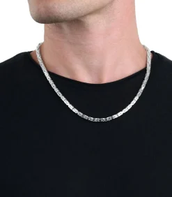 halsketting voor mannen en vrouwen, unisex, 925 Sterling zilver