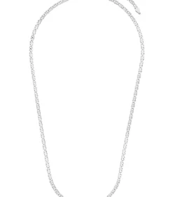 Halsketting voor mannen en vrouwen, unisex, 925 Sterling zilver