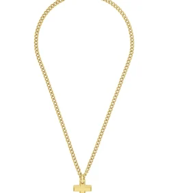 halsketting voor mannen, kruis van roestvrij staal