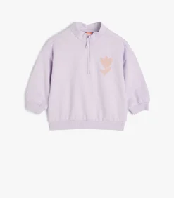 Halve ritssluiting Met drukwerk Sweatshirt