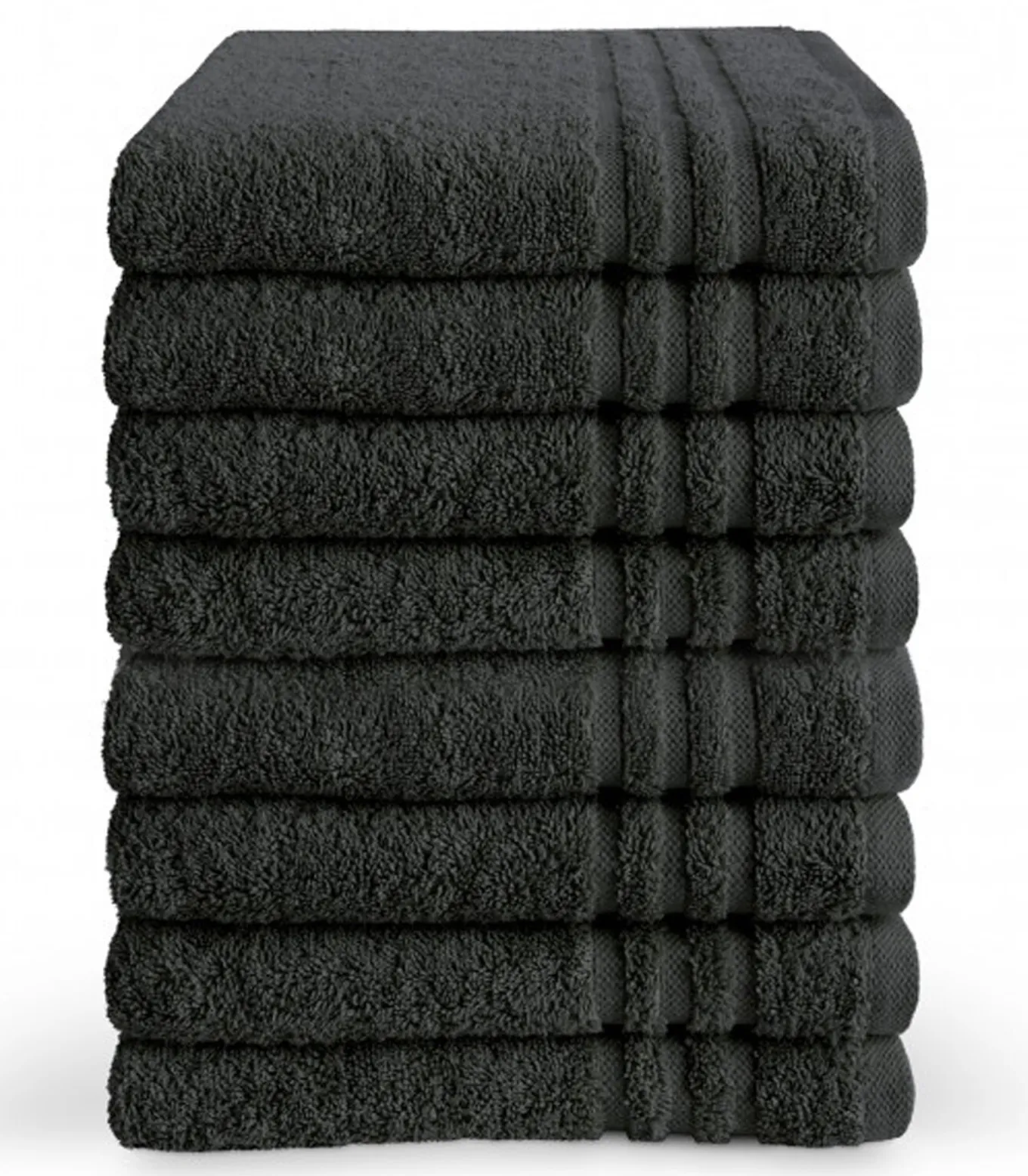 Handdoek 70 x 140 Antraciet - 6 stuks