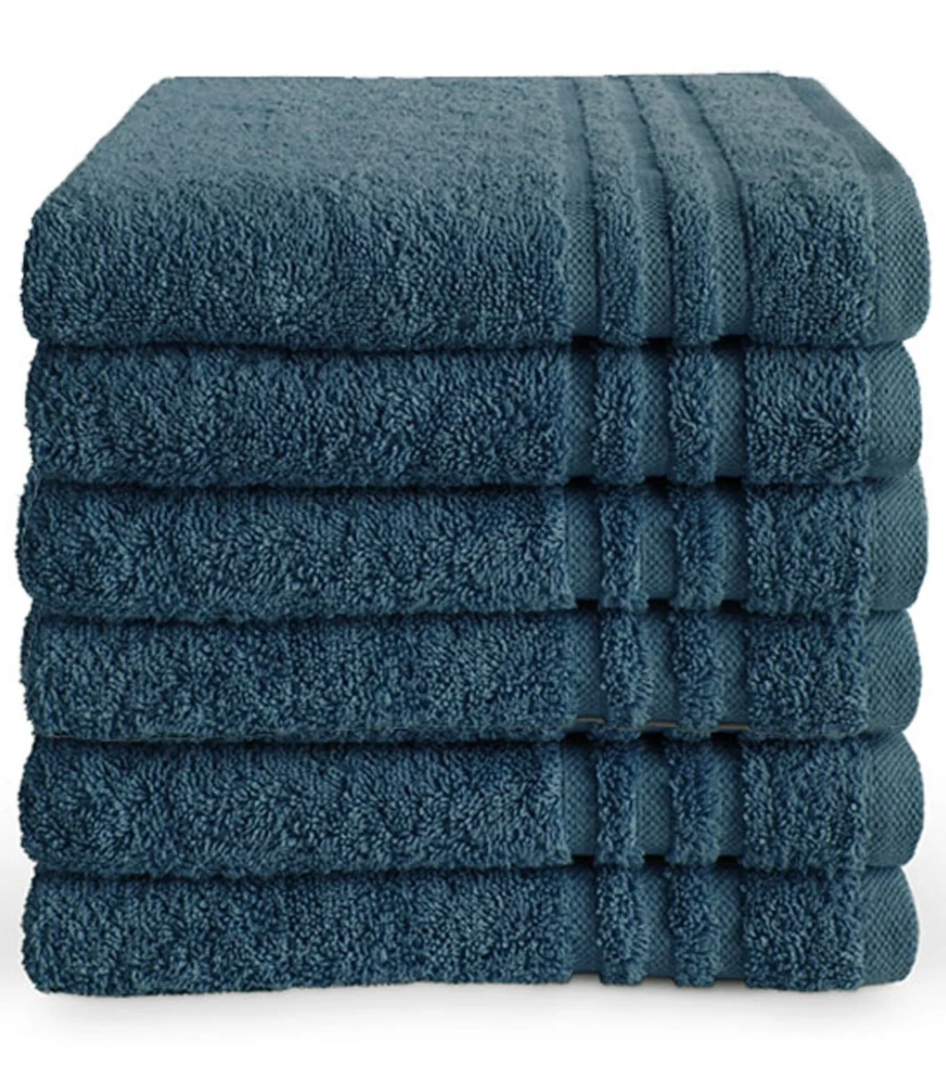 Handdoek 50x100 cm Donkerblauw - 6 stuks