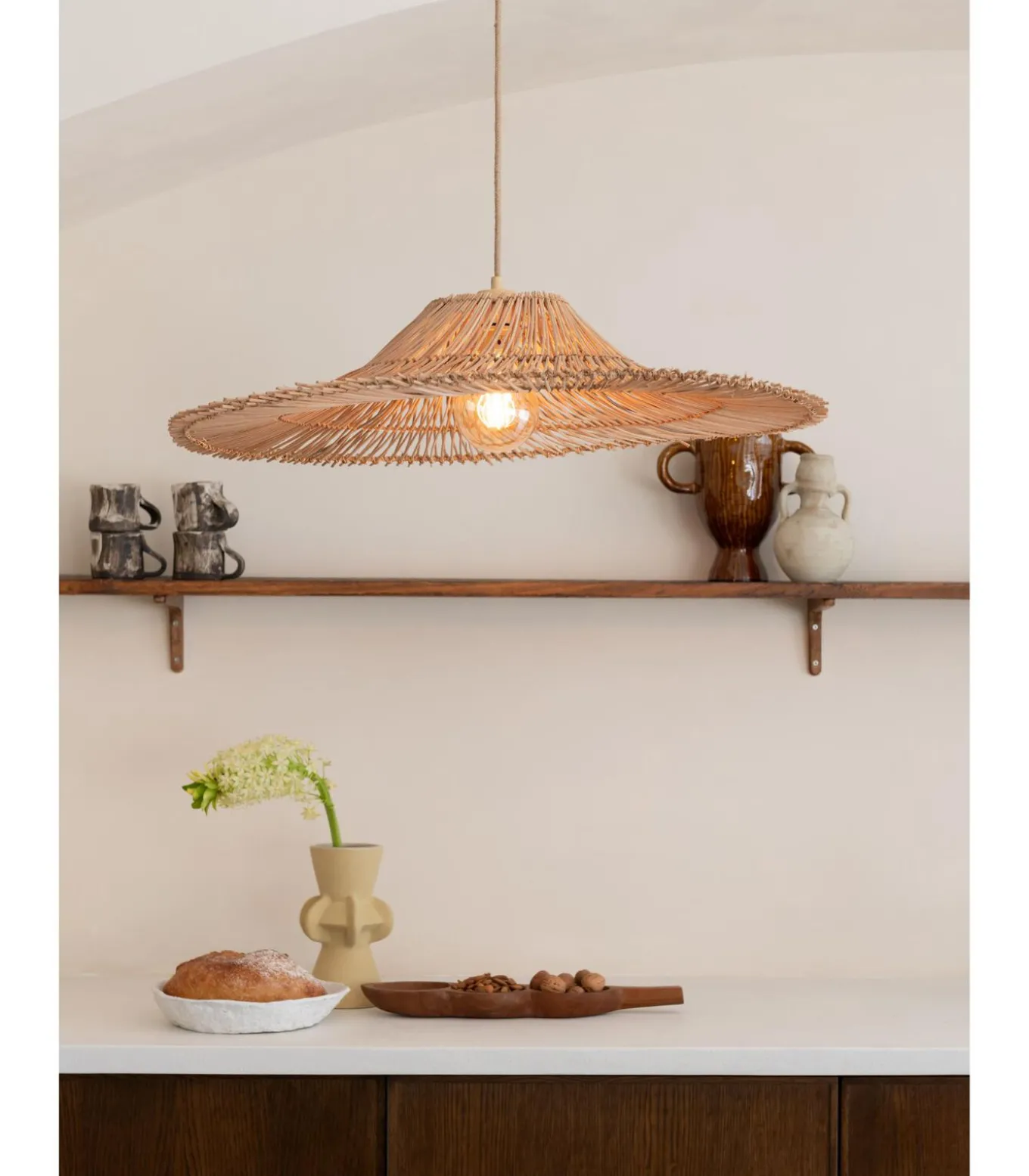 Hanglamp Cancun - Naturel - Ø70cm